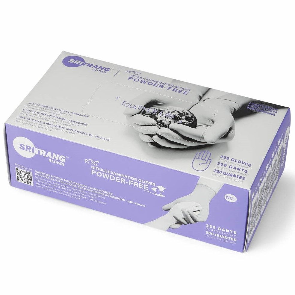 Sri Trang Nitrile Examination Gloves – Powder-Free